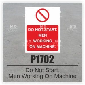 P1702 - Do Not Start Men Working On Machine