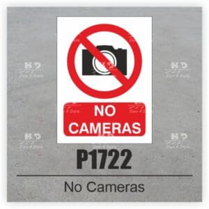 P1722 - No Cameras