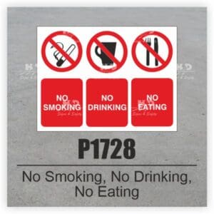 P1728 - No Smoking No Drinking No Eating