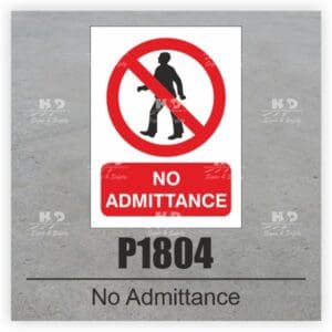 P1804 - No Admittance