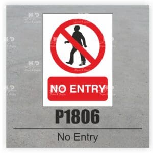 P1806 - No Entry