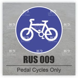 RUS009 - Pedal Cycles Only