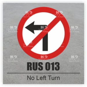 RUS013 - No Left Turn