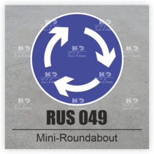 RUS049 - Mini-Roundabout