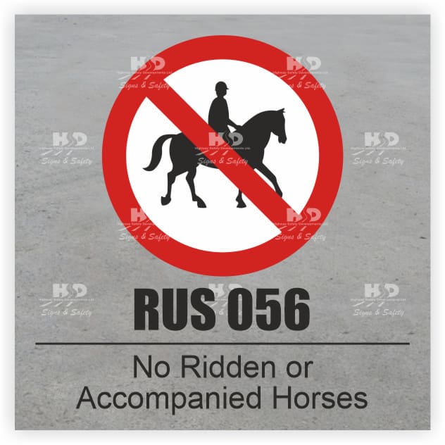 RUS056- No Ridden or Accompanied Horses
