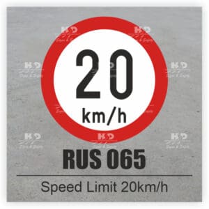 RUS065 - Speed Limit - 20km/h