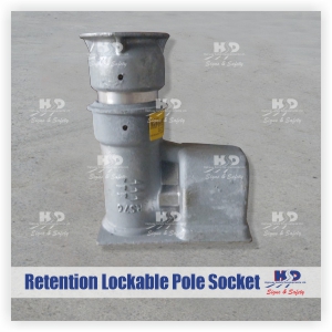 Pole Retention Sockets