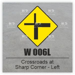 W006L - Crossroads at Sharp Corner - Left