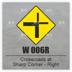 W006R - Crossroads at Sharp Corner - Right
