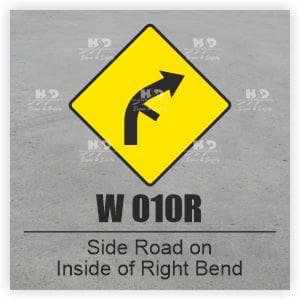 W010R - Side Road on Inside of Bend - Right