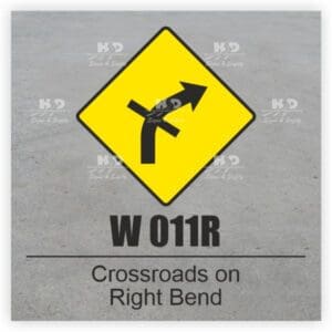 W011R - Crossroads on Bend - Right