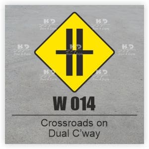 W014 - Crossroads on Dual Carriageway