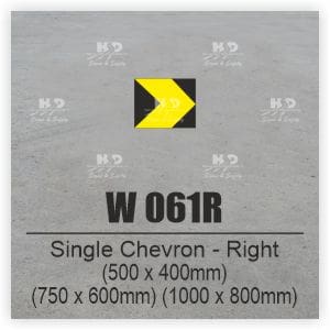 W061R - Single Chevron (to Right)