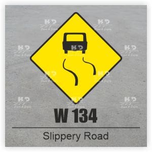 W134 - Slippery Road