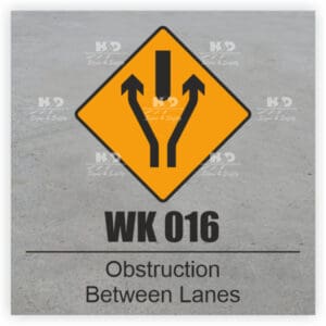 WK016 - Obstruction Between Lanes