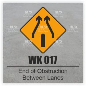 WK017 - End Of Obstruction Between Lanes