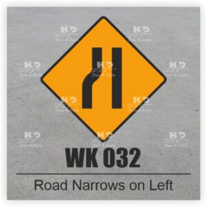 WK032 - Road Narrows on Left