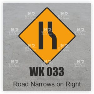 WK033 - Road Narrows on Right