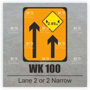WK100 - Lane 2 of 2 Narrow