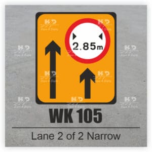 WK105 - Lane 2 of 2 Narrow
