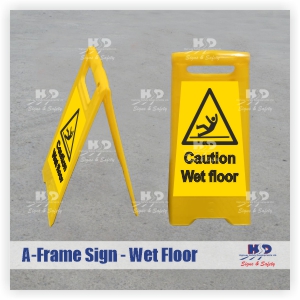 Yellow A-Frame Signs