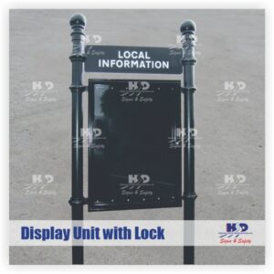 Display Unit complete with Lock