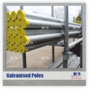 114mm Sign Pole Galv to EN1417