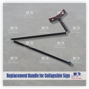 Replacement Collapsible Handle and Bag for Stop/Go Sign