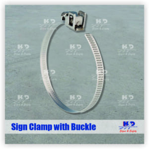 Sign Clamp with Buckle (Tamtorque Band)